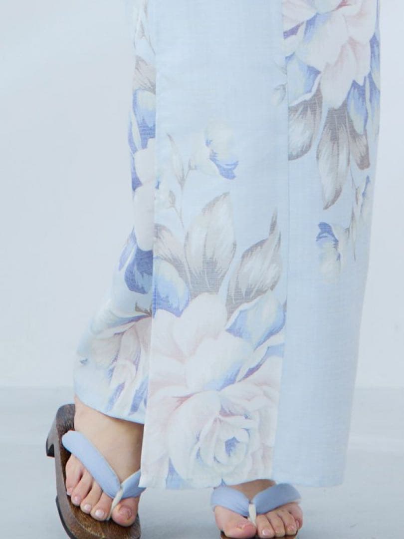 【超美品】sugar 三上悠亜着用 クラシカルローズブルー 浴衣 3点セット！