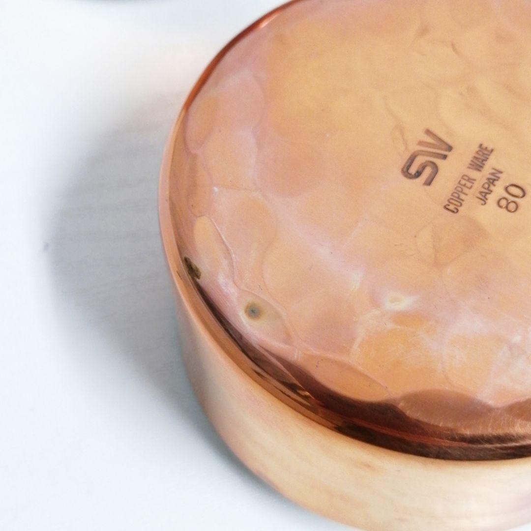 銅製 COPPER WARE JAPAN 80 プチパン 片手鍋 2個
