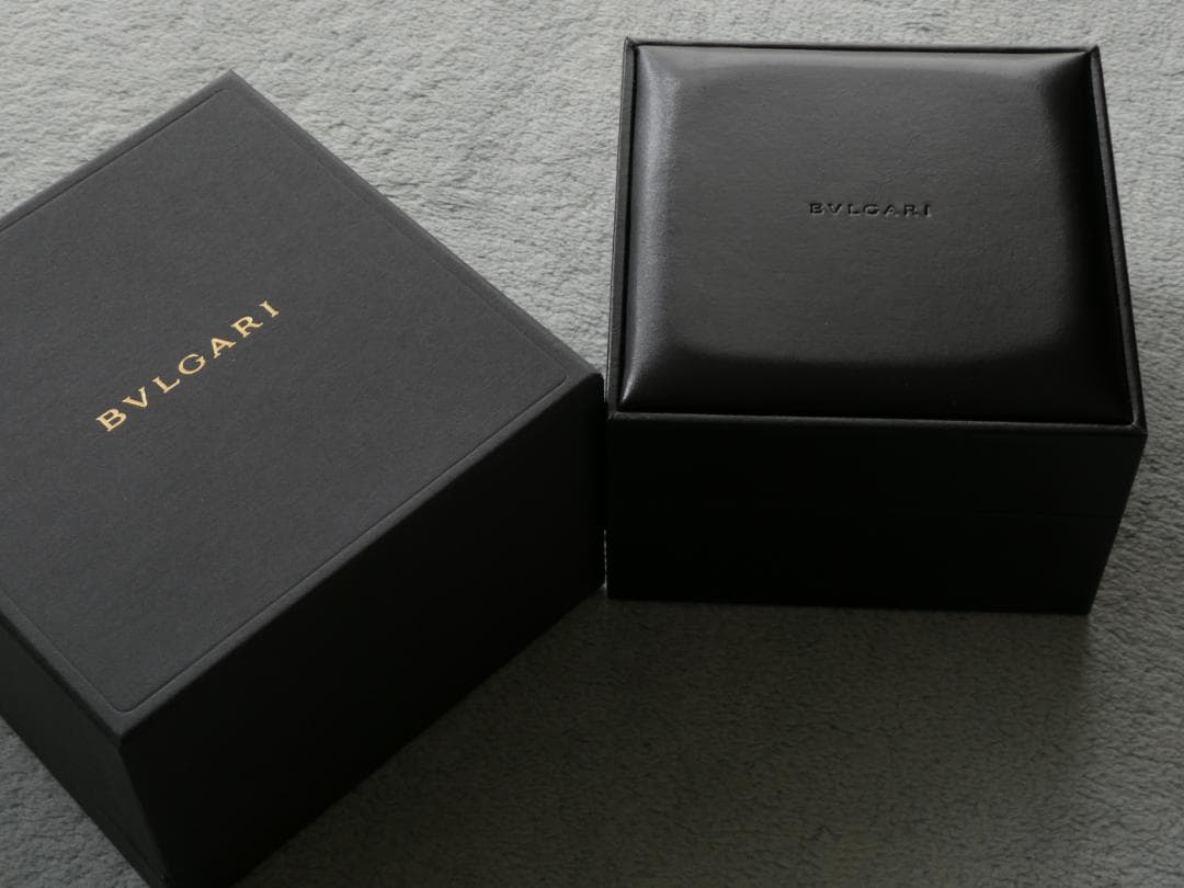 み*え様 再値下げ　BVLGARI B.zero1 青文字盤 茶色ストラップ