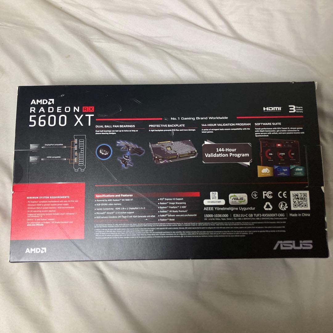 グラフィックボード・グラボ・ビデオカード ASUS TUF Gaming Radeon RX 5600 XT OC 6GB