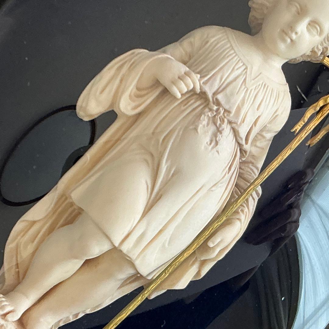 【希少】フランスアンティーク　美しい幼子イエス　メダイヨン　彫刻　レリーフ