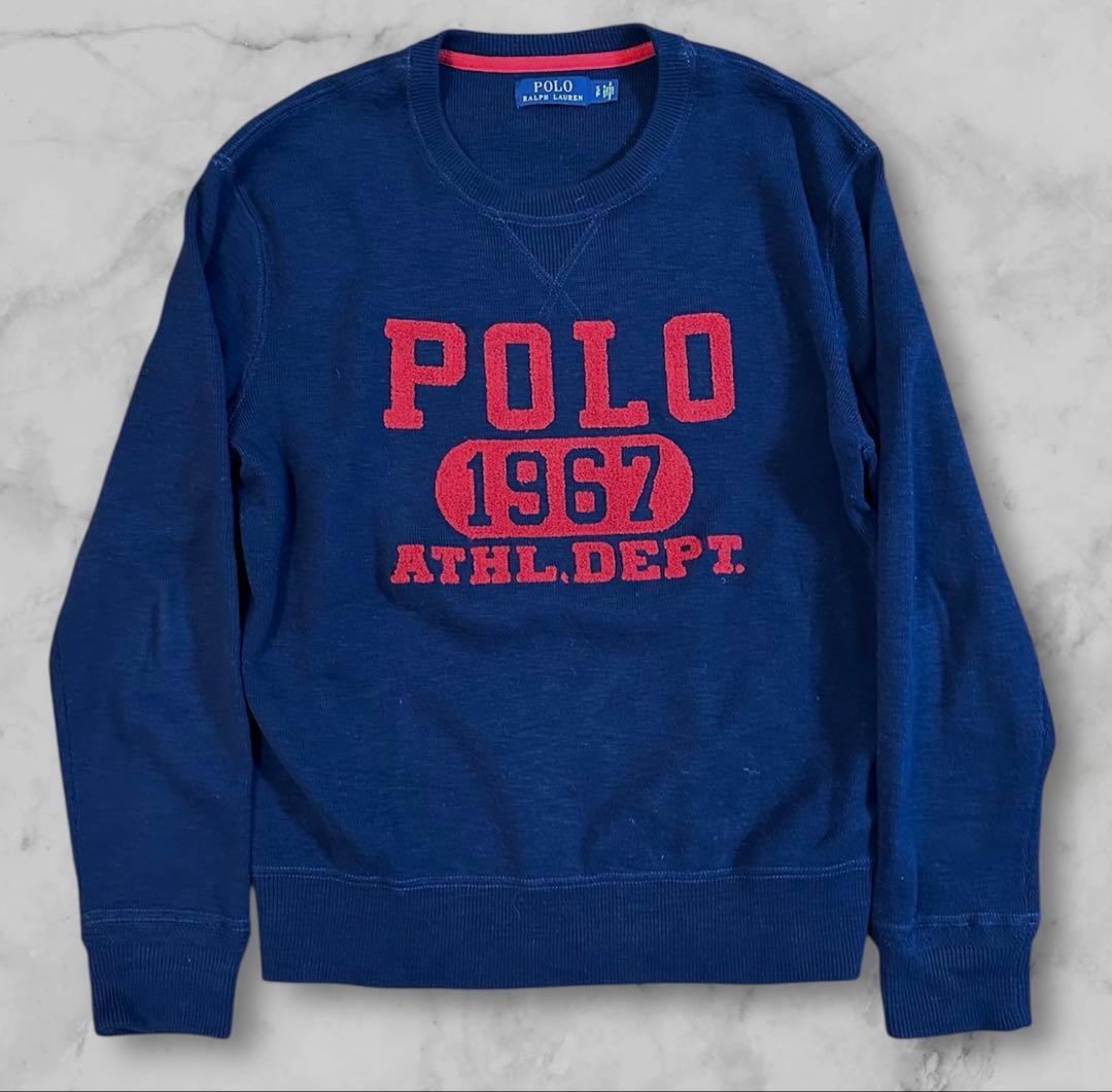 Polo Ralph Laurenラルフローレン ロゴニット ネイビー ロゴ