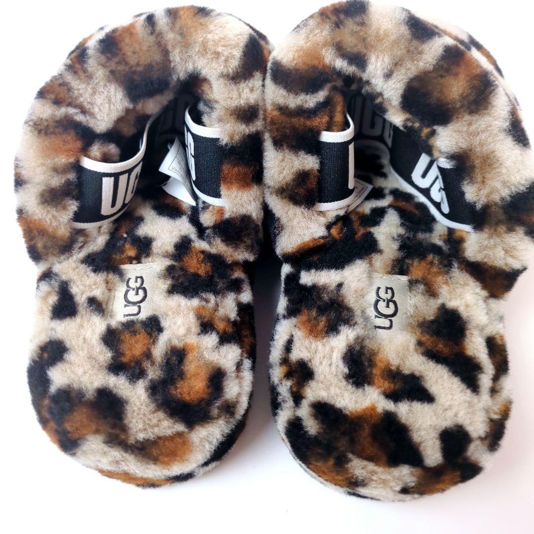 UGG FLUFF YEAH SLIDE　24cm 　レオパード　　24cm