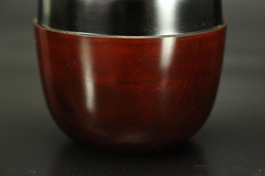 裏千家 淡々斎 書付 溜中棗 塗師 共箱 在銘 花押(LC701)