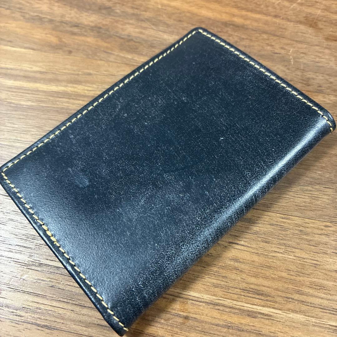 WhitehouseCox ホワイトハウスコックス名刺入れ　ネイビー