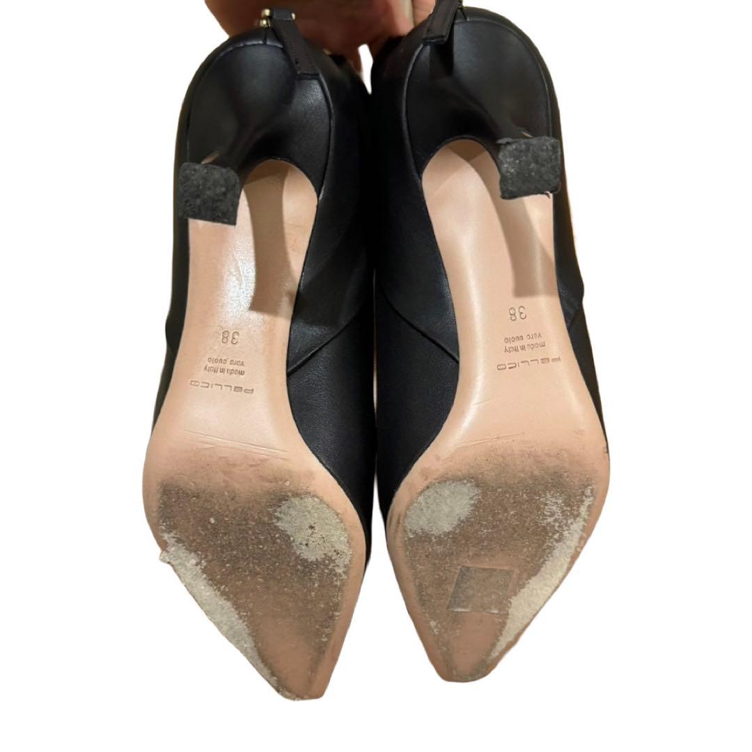 ペリーコPELLICO／VENEREショートブーツ 8.0cmブラック(38)