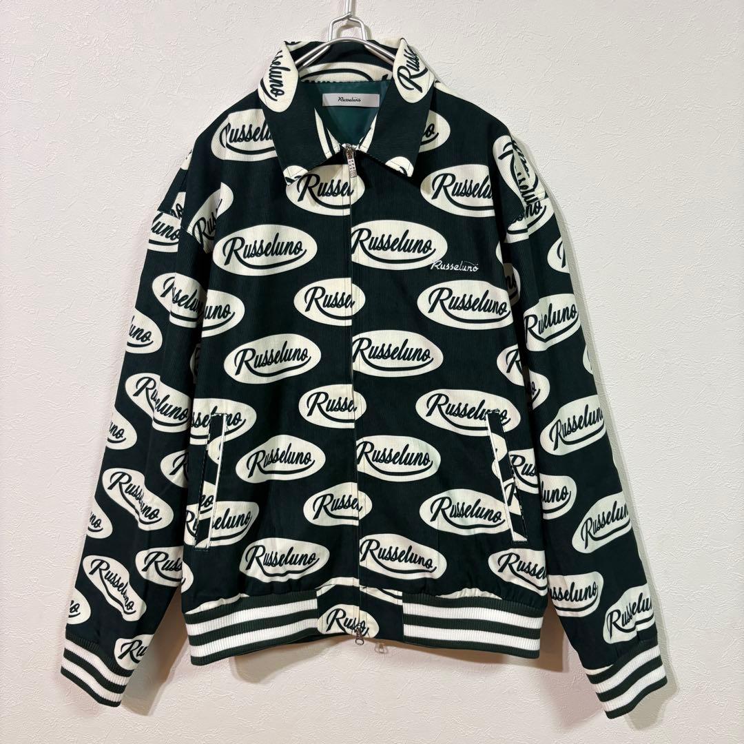 【RUSSELUNO】新品コーデュロイ総ロゴジャケットパンツ上下セット　Ｌ