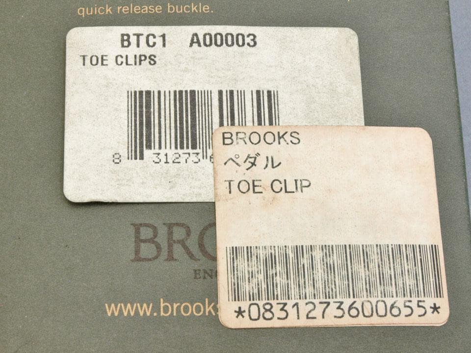 ブルックス（BROOKS）トークリップ＆ストラップ 箱、台紙付き、新品未使用品