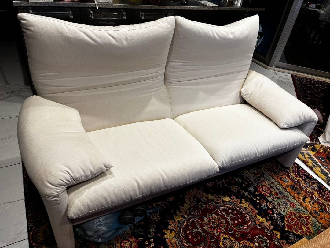 カッシーナ マラルンガ Cassina 2人掛けワイドソファ