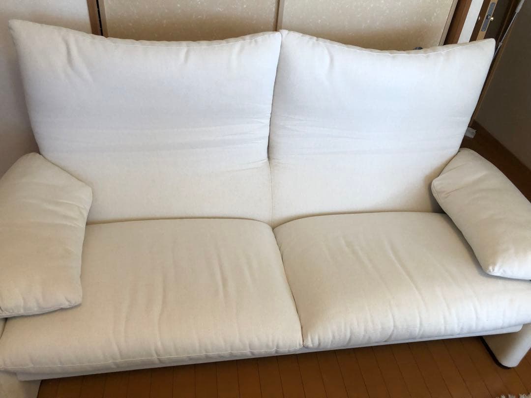 カッシーナ マラルンガ Cassina 2人掛けワイドソファ