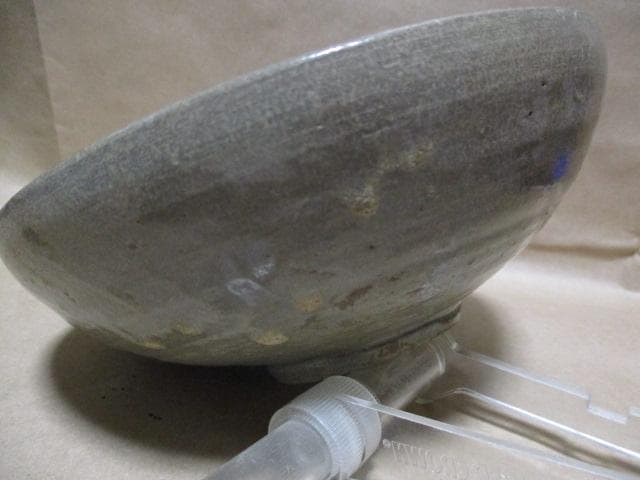 李朝　三島手象嵌大皿　I16-2
