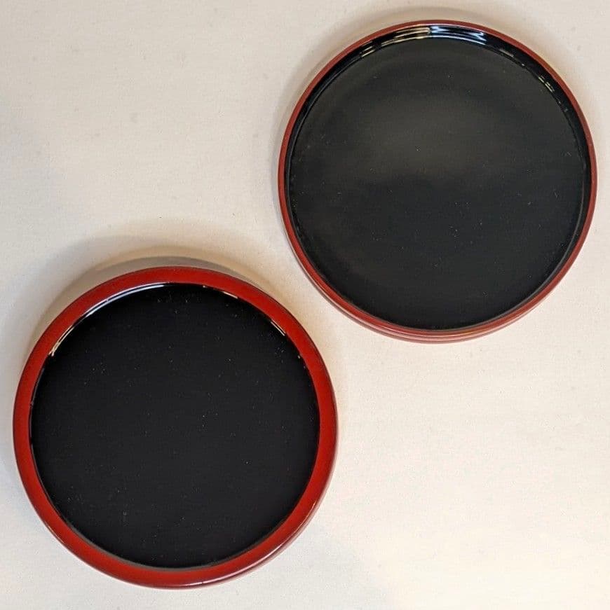 【ゲリラセール・新品】 筋香合　朱漆　6寸　朱塗り　寺院用具　香合