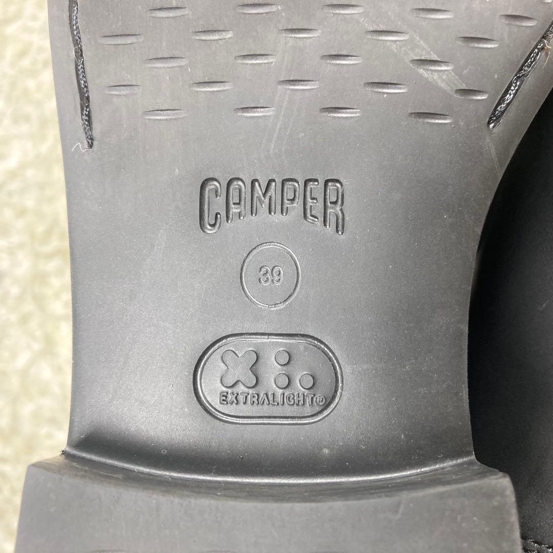 『極美品』カンペール IMAN イマン サイドゴアブーツ　ブラック　レザー　25