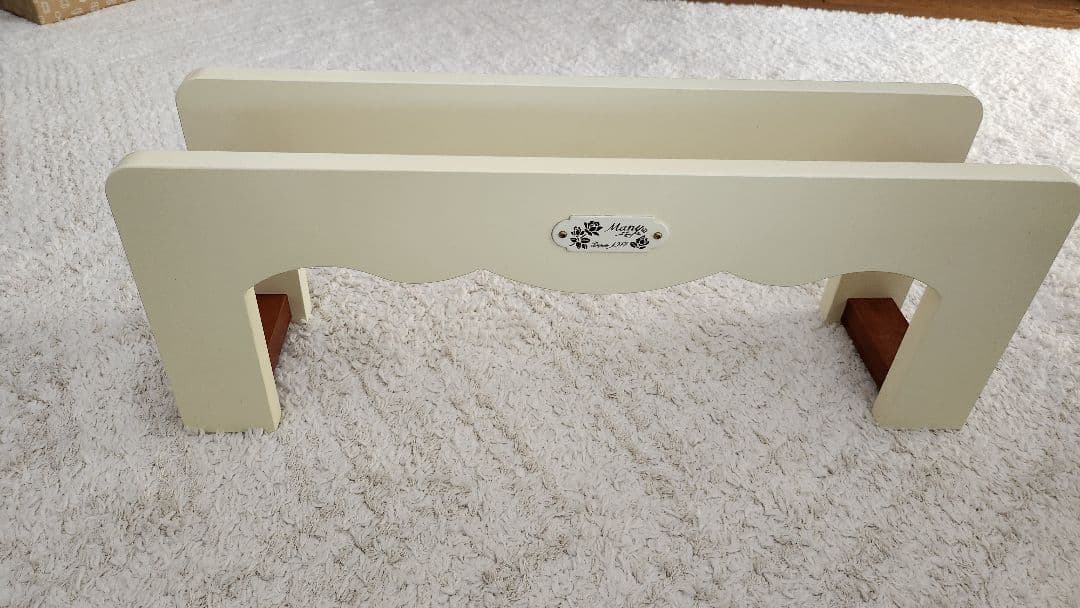 many マニーローズ　スリッパラック　木製　元箱有り