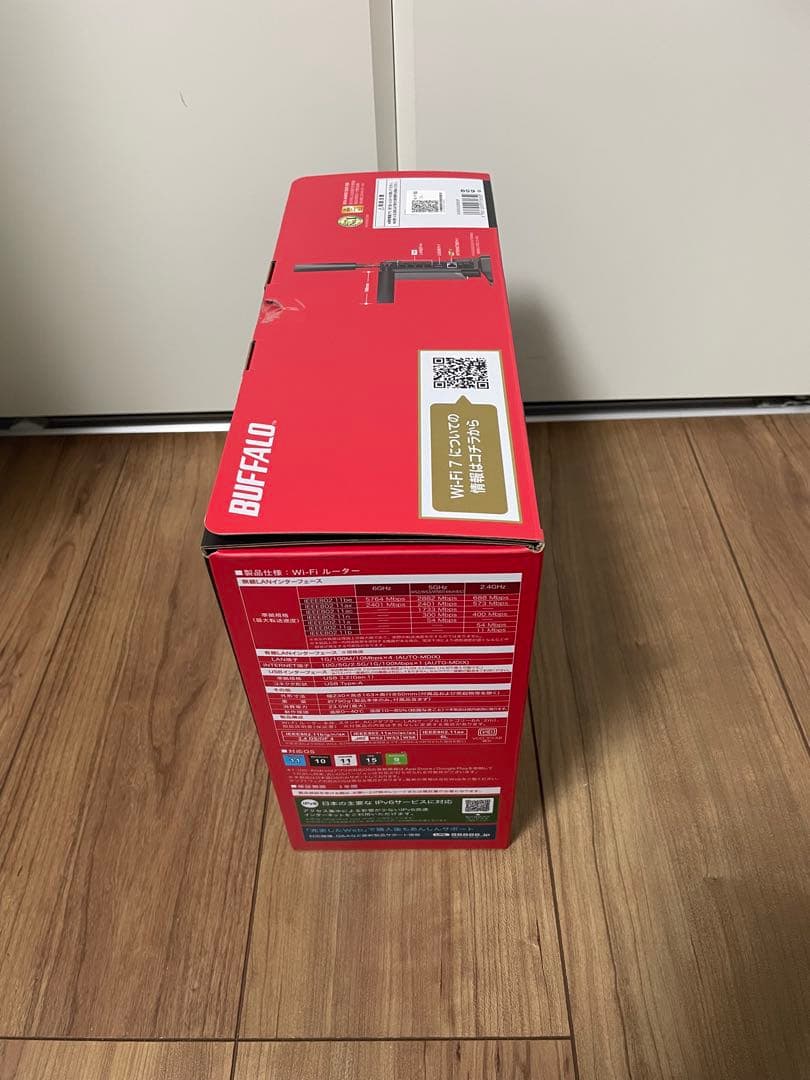 【新品・未開封】 BUFFALO WXR9300BE6P Wi-Fi 7