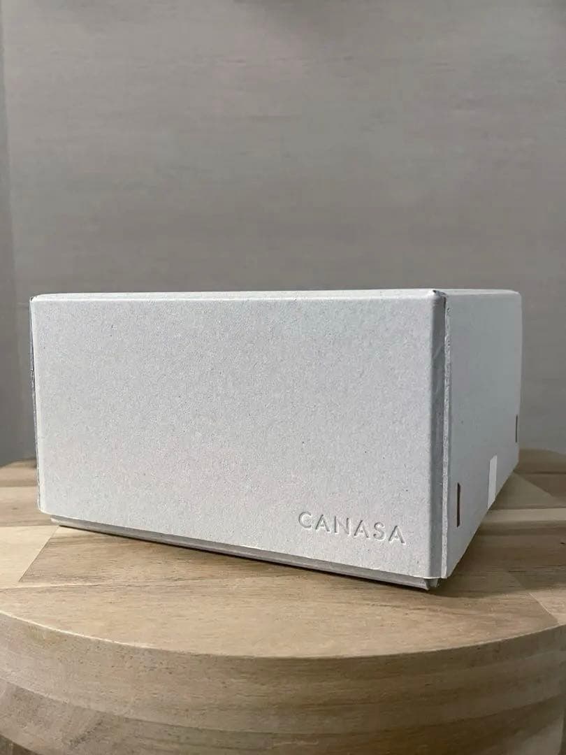 【新品未使用】CANASA 陶器　壁掛け時計　小