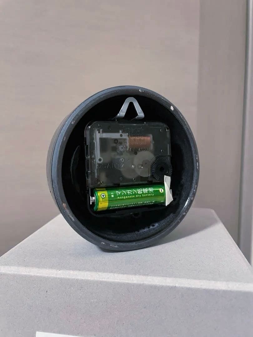 【新品未使用】CANASA 陶器　壁掛け時計　小