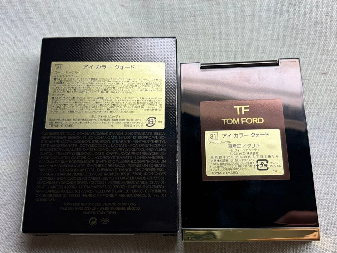 TOMFORD BEAUTYトムフォード　アイカラークォード31 スールサーブル