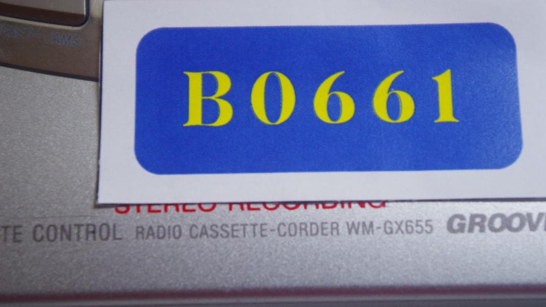 B0661 SONY WALKMAN カセットウォークマン WM-GX655