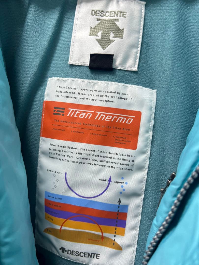 DESCENTEスキーウェア 上下セットＯサイズ ムーブスポーツ スノボ