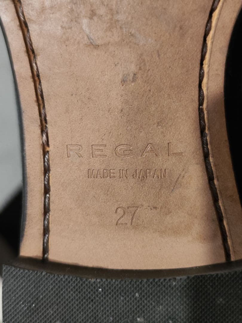 リーガルシューズ　スエード　グリーン