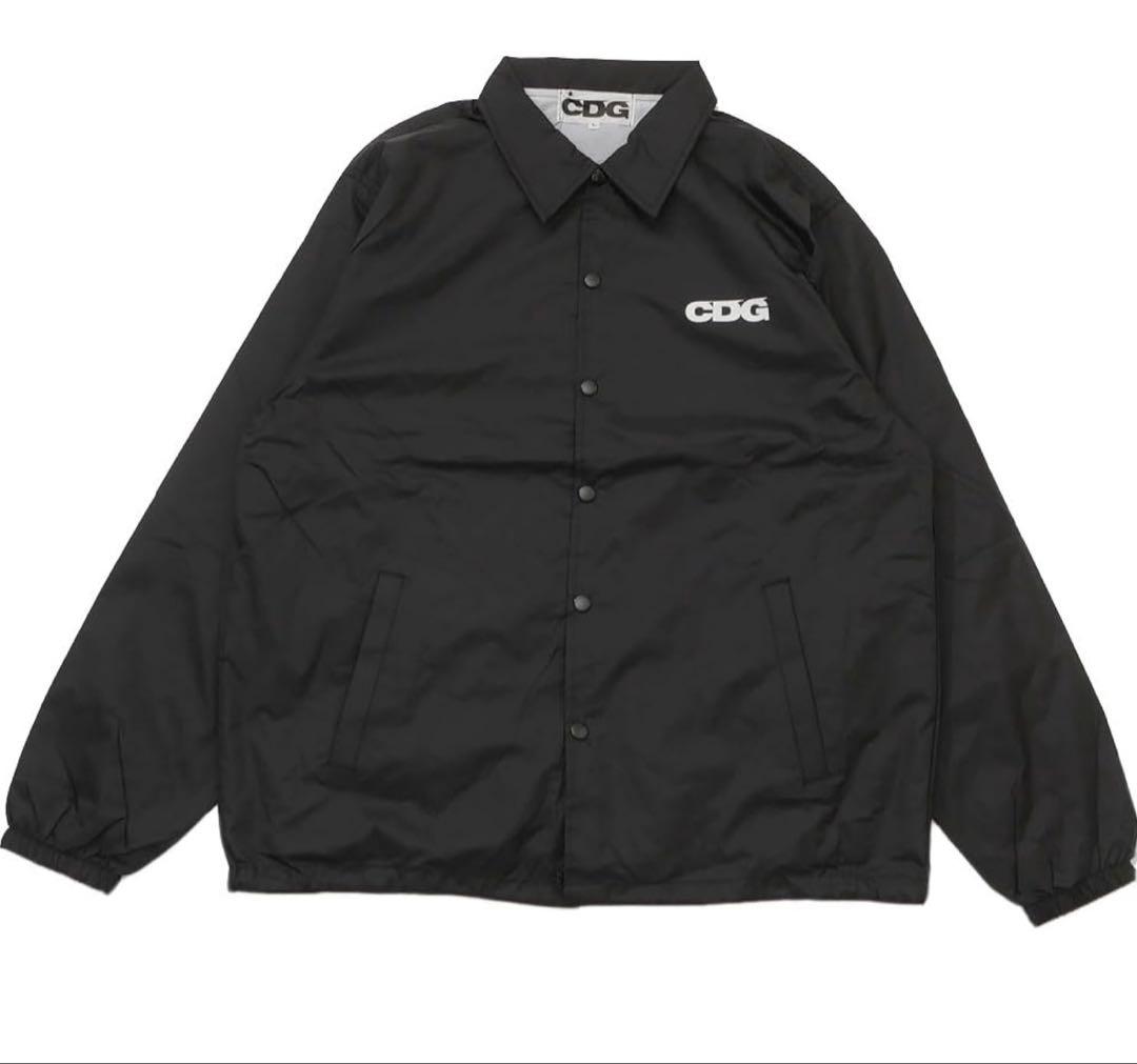 COMME des GARÇONS ブラック ナイロンジャケット