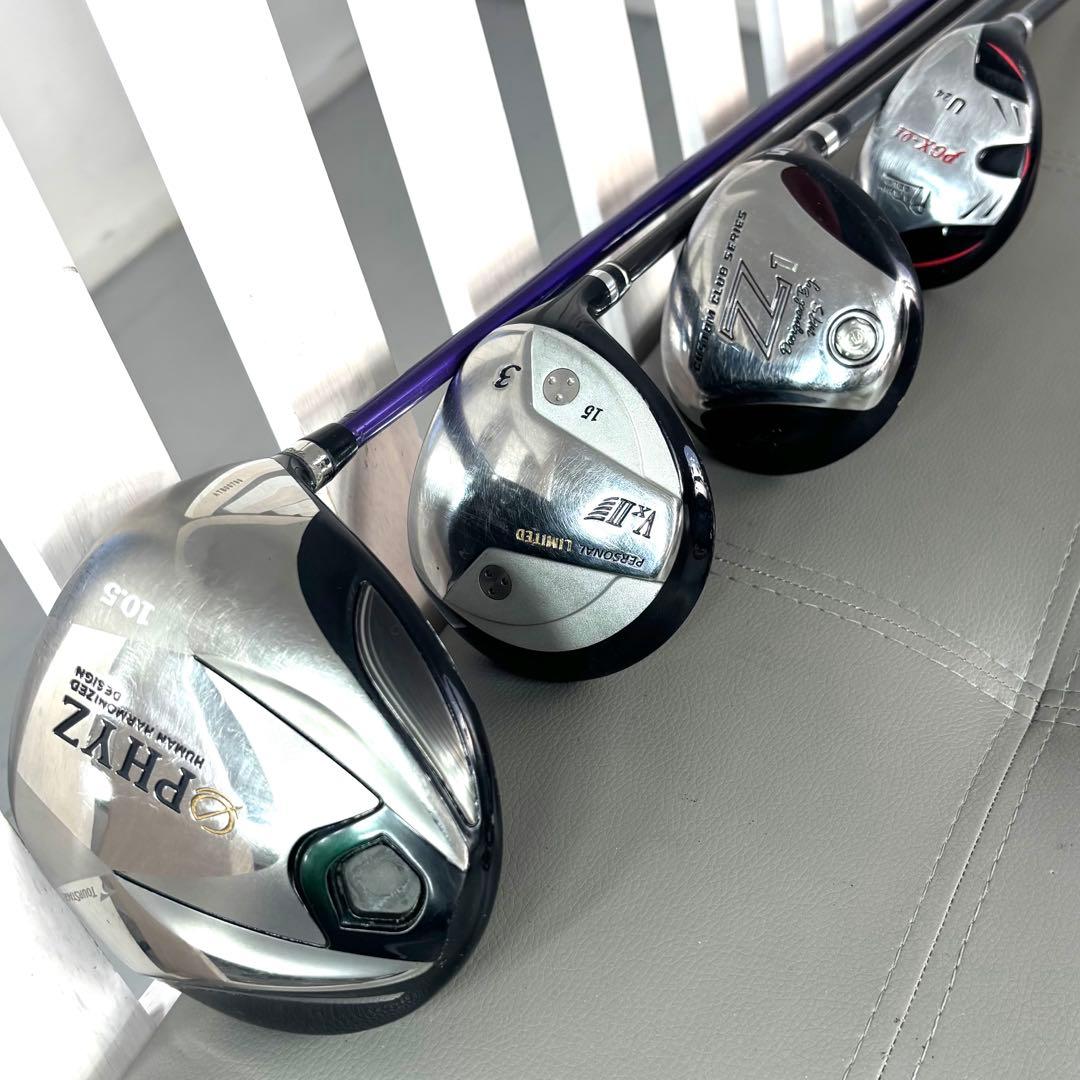 本格派 メンズゴルフクラブ 12本 フルセット ゴルフセット お試しセット