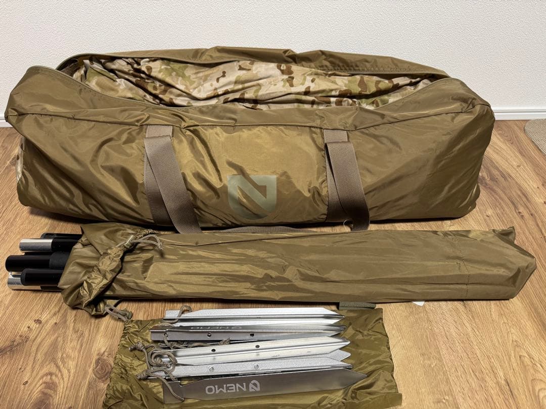 ［おまけ付き］NEMO ニーモ ヘキサライト 6P マルチカムアリッド