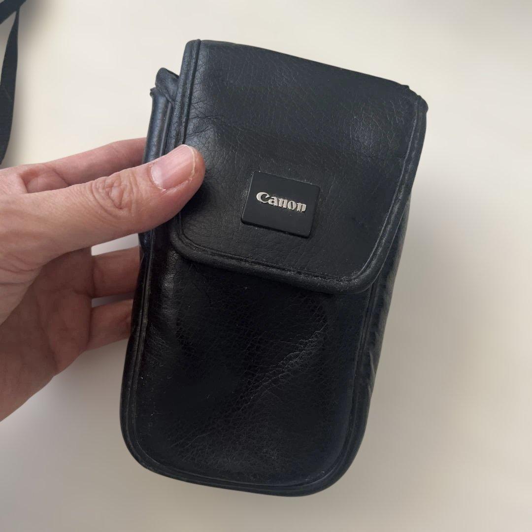 美品　Canon Autoboy S フィルムカメラ　リモコン　カバー付