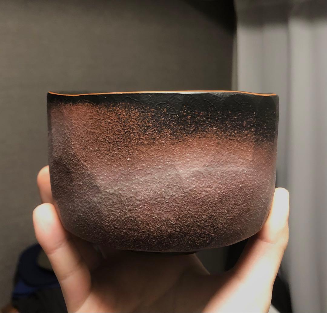 常滑焼 鯉江廣 あけぼの彩茶 受賞作品 茶道具 陶器 茶器 共箱 共布