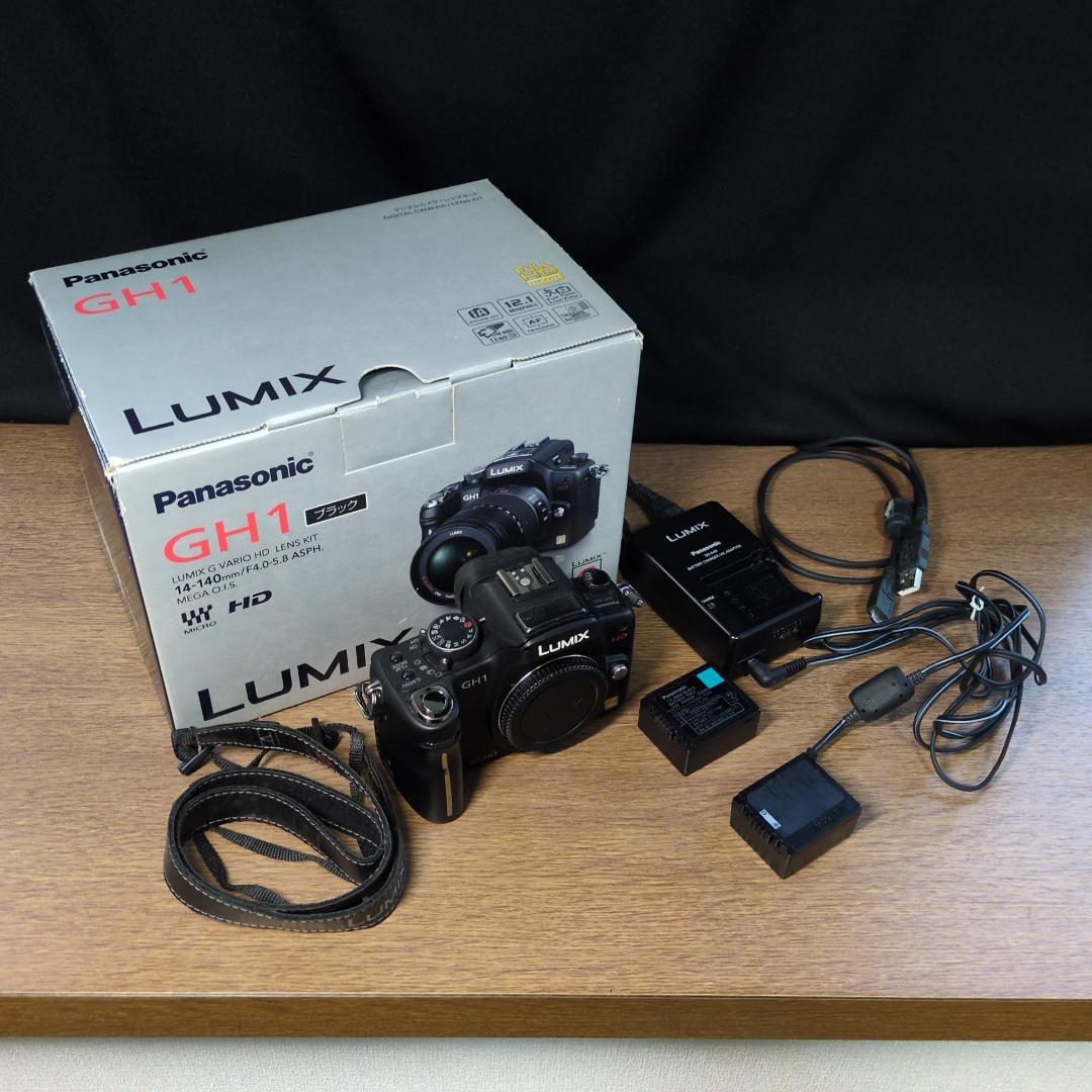 Panasonic LUMIX GH1 ボディ ブラック【動作品】箱付き