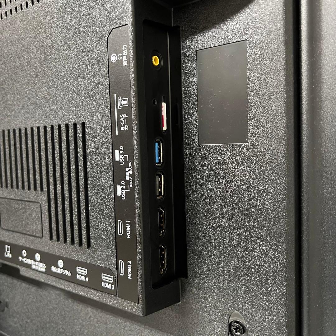 即日受渡❣️全国送料込マクスゼン50型4K液晶テレビ外付HDD対応新品リモコン付