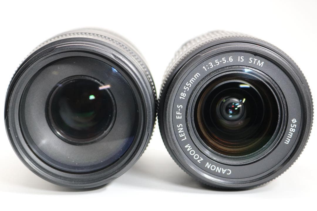 超美品 【Canon EOS Kiss X8i ダブルレンズ】 Wi-Fi搭載