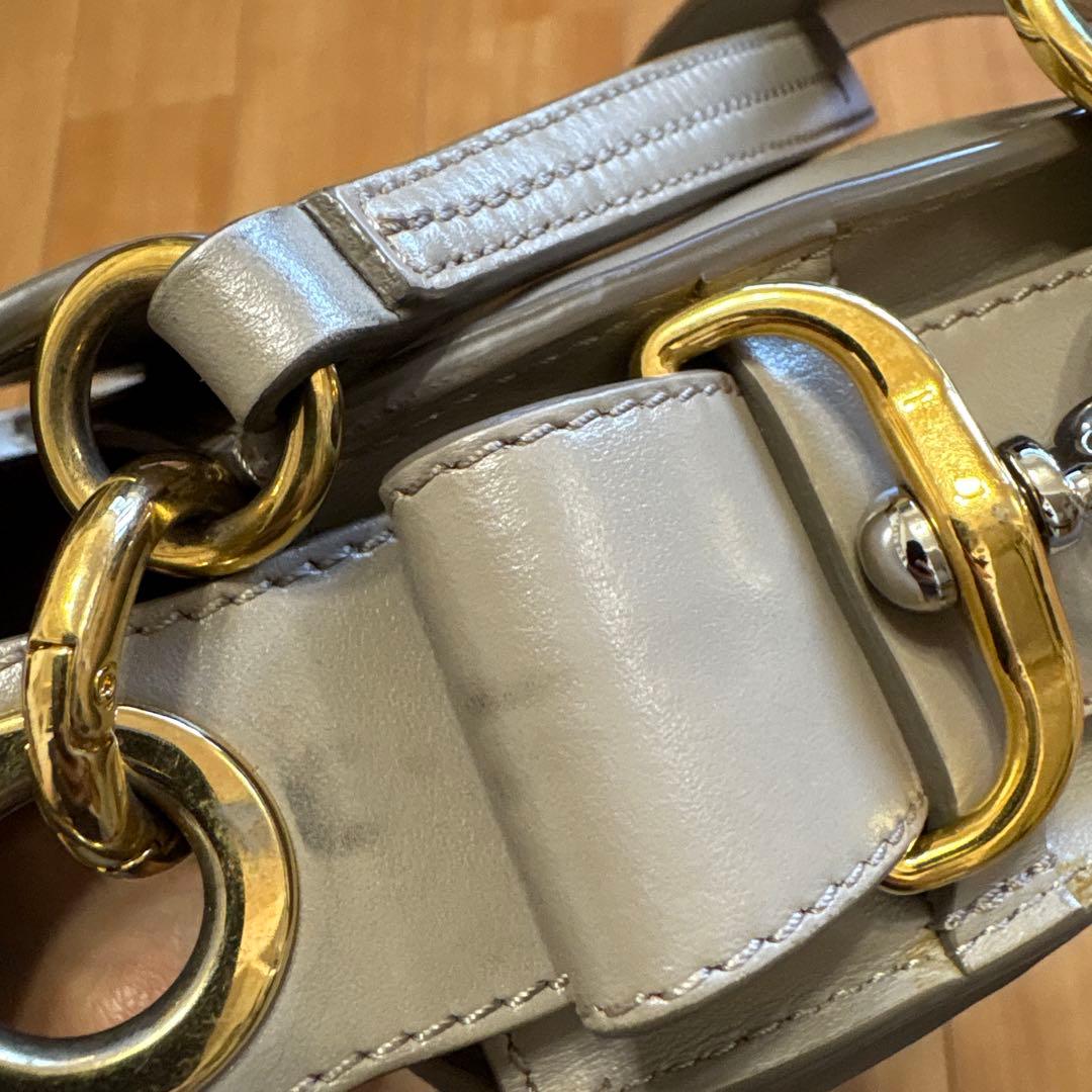 Chloe Tess テス　スモールバッグ　モッティグレー