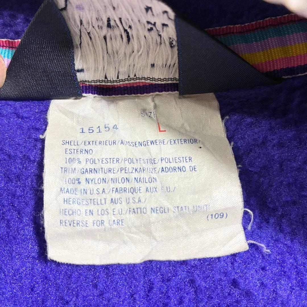 希少品　70s-80s woolrich シンチラスナップT USA製 フリース