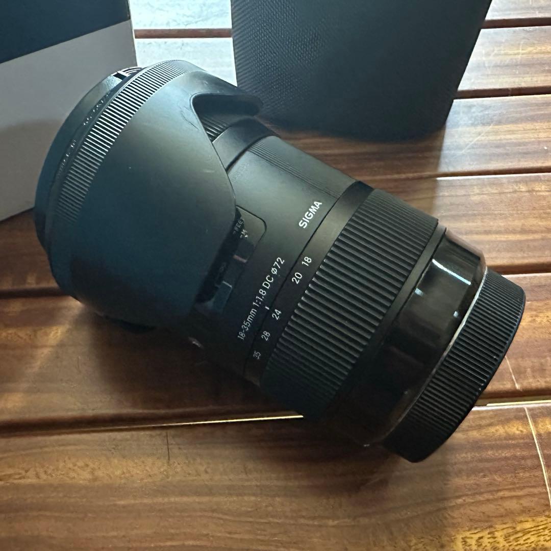 【最終値下】SIGMA 18-35mm F1.8 DC Canon用