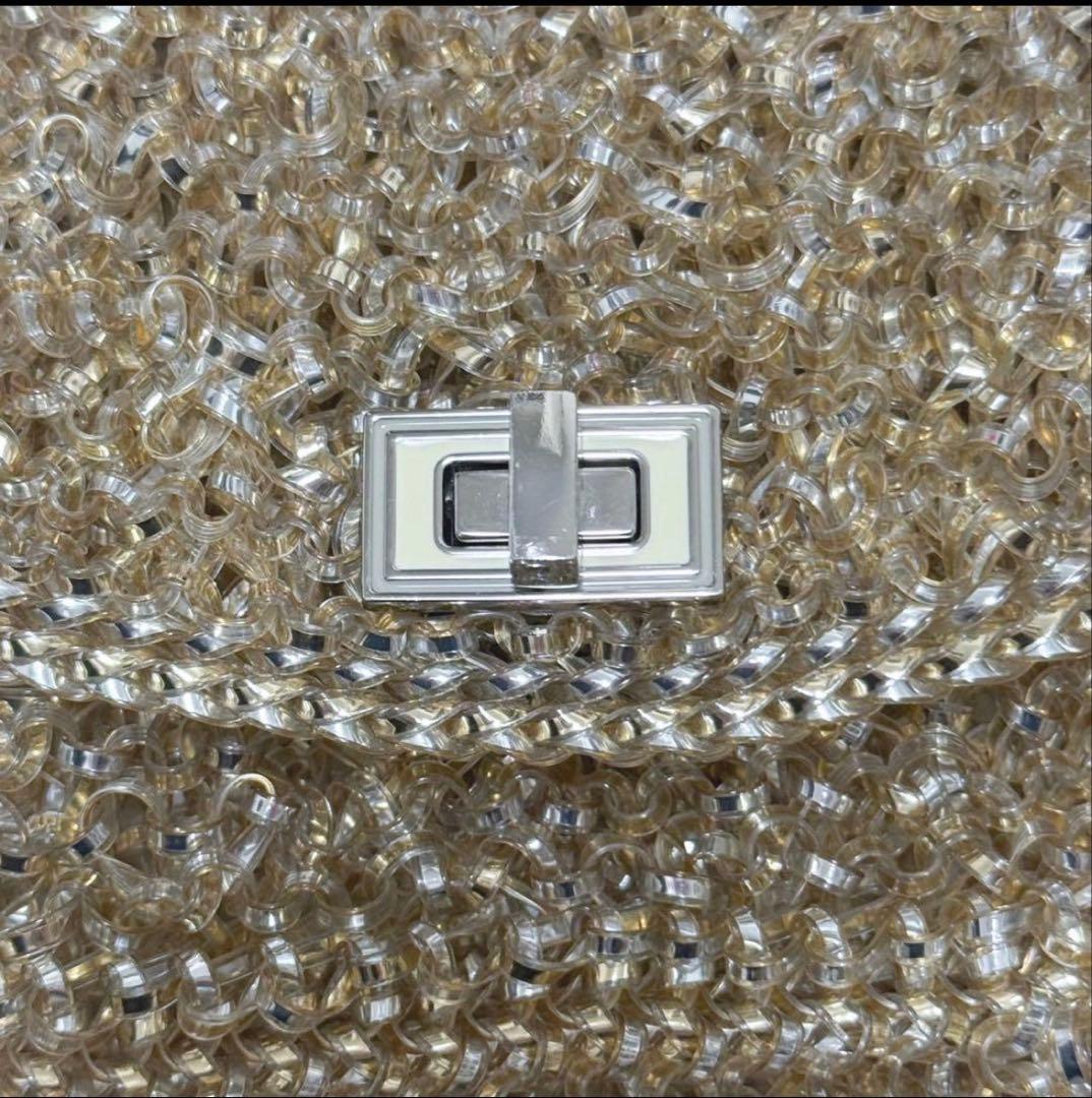 アンテプリマ ルケット シルバーゴールド 3way ワイヤーバッグ　ショルダー