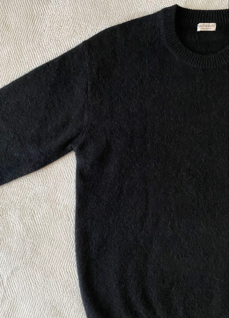 ビューティアンドユース ユナイテッドアローズ　ヤク クルーネック ニット L