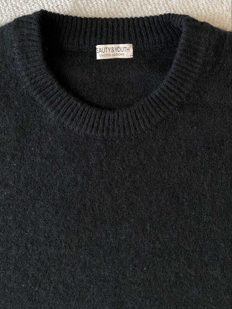 ビューティアンドユース ユナイテッドアローズ　ヤク クルーネック ニット L