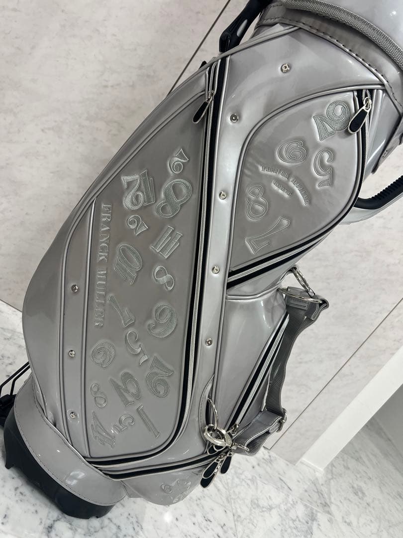 未使用品/フランク・ミュラー キャディバッグ/シルバー/非売品