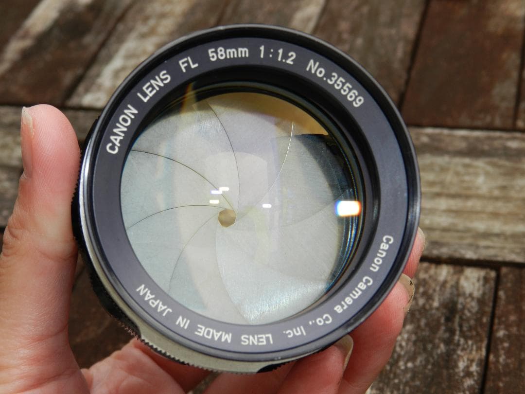 即撮影可　Canon FL 58mm f/1.2 レンズ