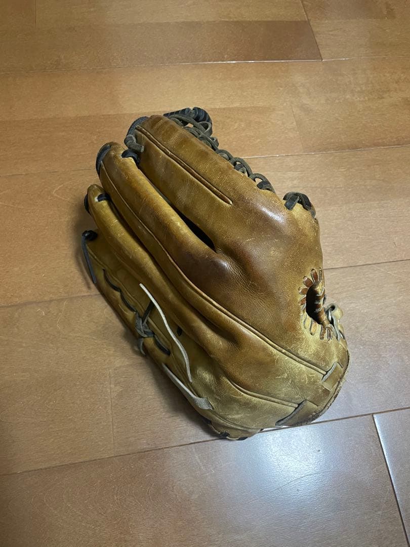 た*ん様 MizunoPro 硬式グローブ ブラウン 専用袋付き