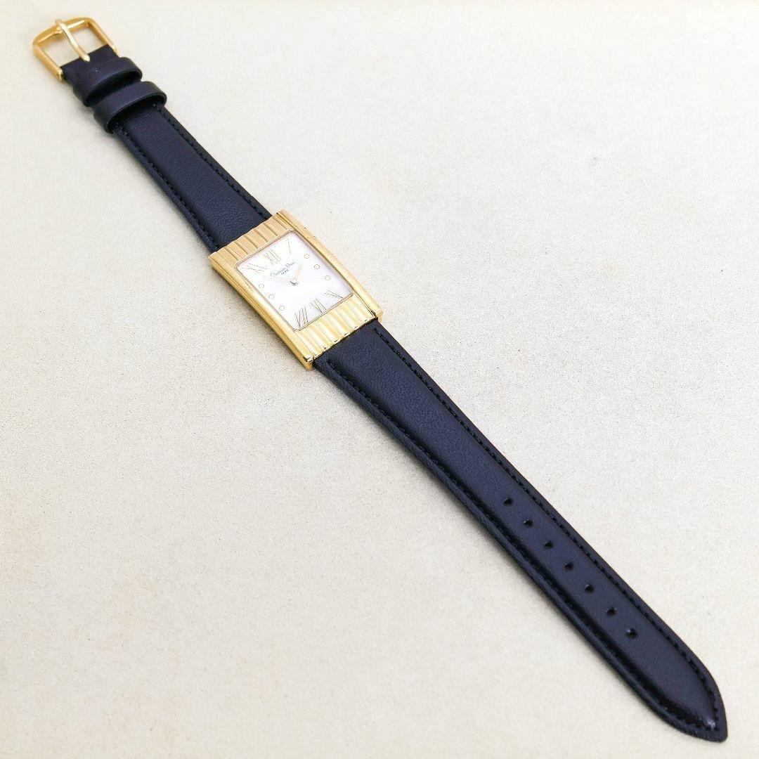 稼働 Christian Dior 腕時計 アンティーク 新品レザー 2071