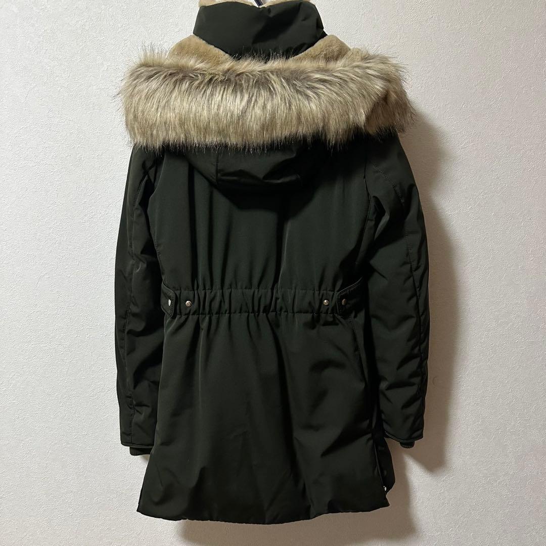 ZARA ファー付きモッズコート