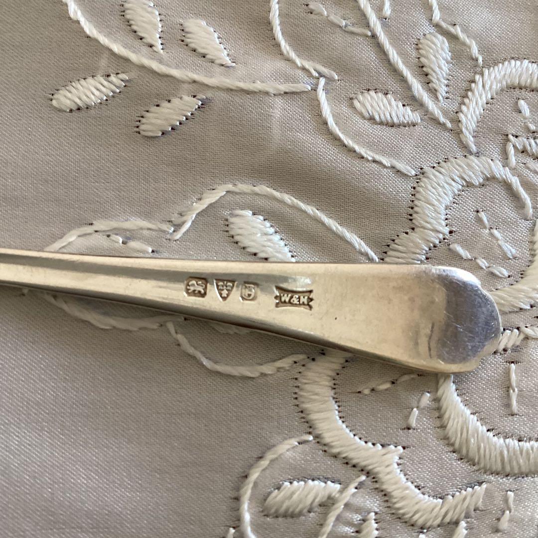 【ひろちゃん】英国　純銀　コーヒースプーン　　6本セット