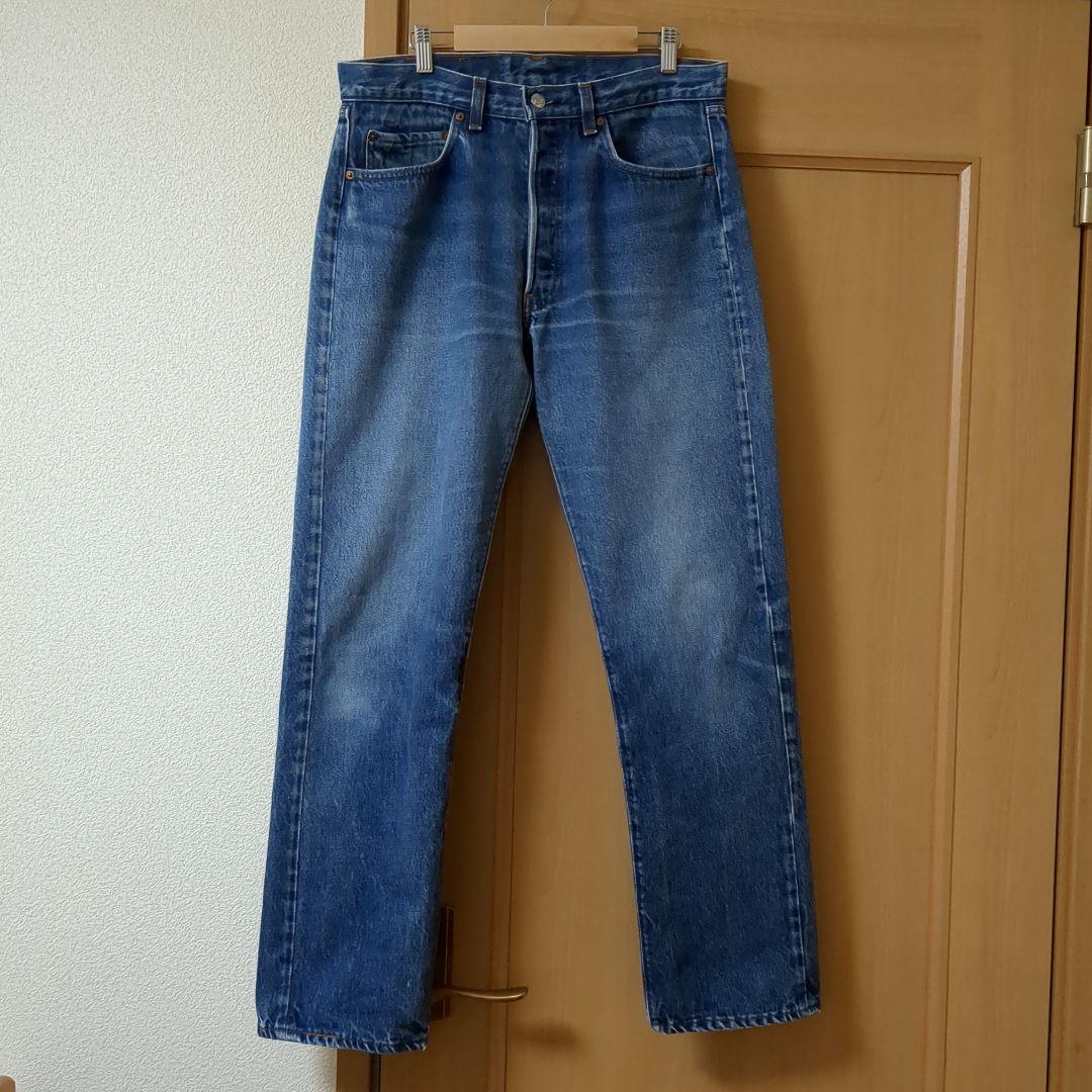 リーバイス501ハチマル W34 旧16番工場 内股シングル 501赤耳 80s