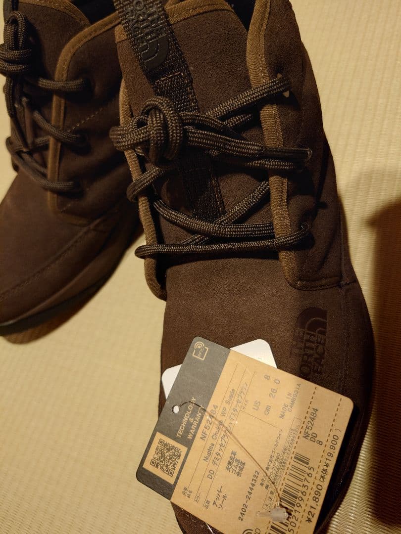 THE NORTH FACE ブラウン チャッカブーツ