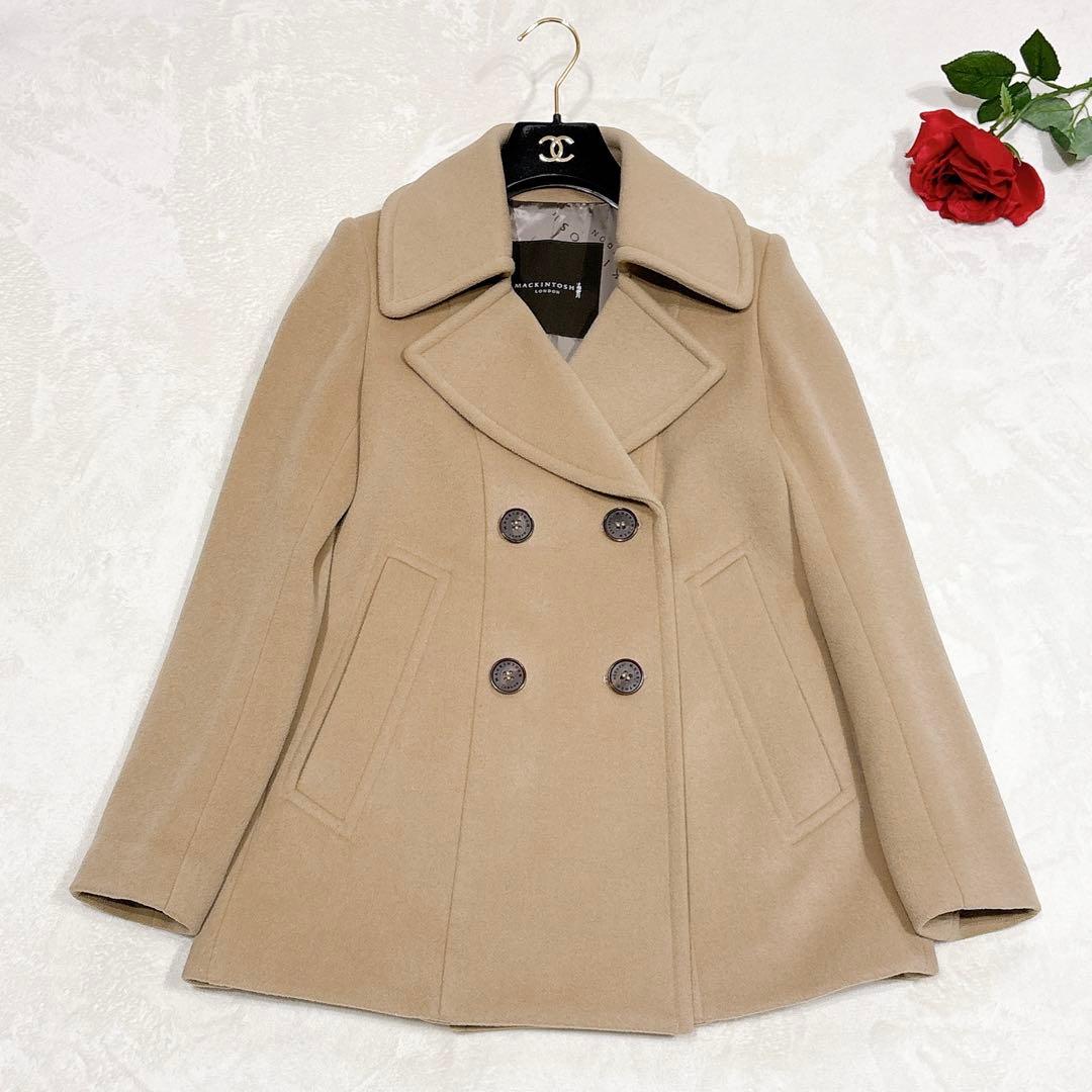 新品同様✨　マッキントッシュ　ロンドン　ピーコート　ウール　カシミヤ