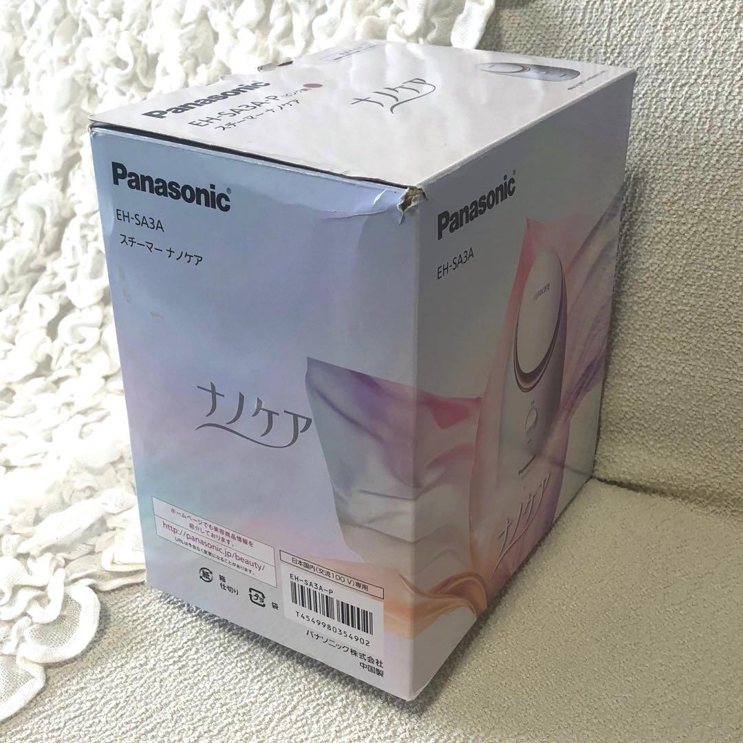 【箱入り 美品】Panasonic ナノケア スチーマー　EH-SA3A ピンク