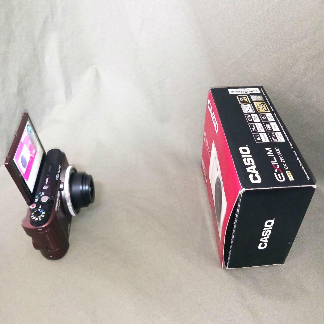 【美品】CASIO カシオ EX-ZR1300 ブラウン デジカメ EXILIM